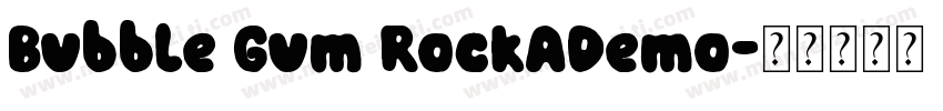 Bubble Gum RockADemo字体转换